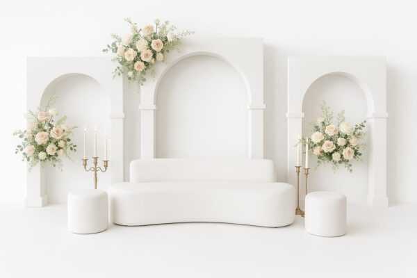 Wedding stage Florida White