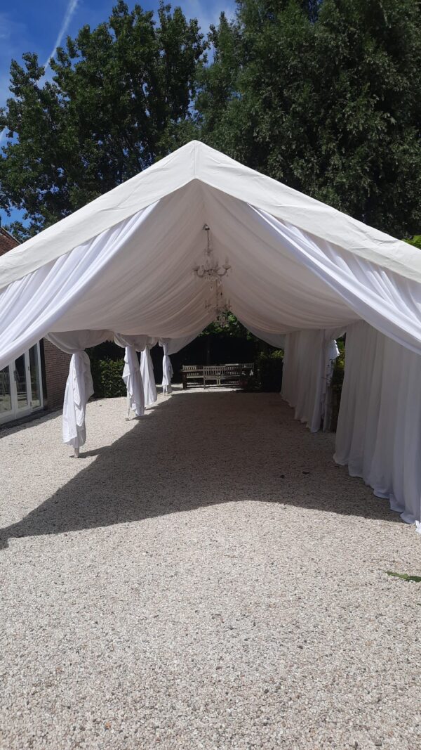 Tent 4 x 12 incl drapering - Afbeelding 3