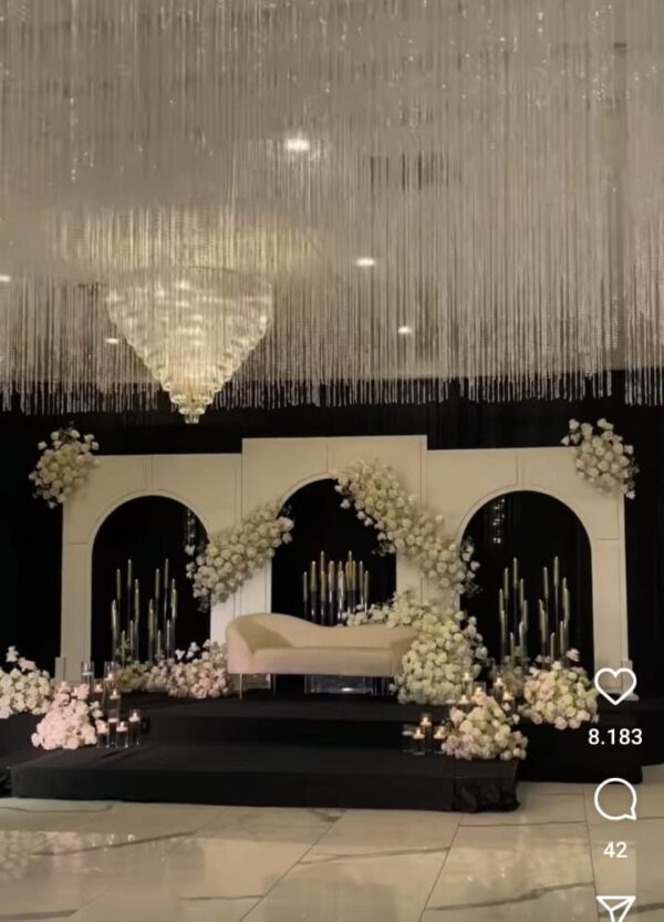 Wedding stage Florida White