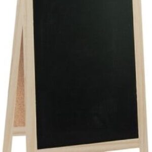 Tweezijdig Houten Krijtbord