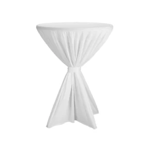 Witte Statafel ø80 cm x 110 cm hoog