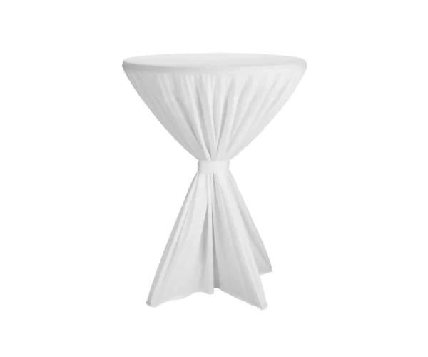Witte Statafel ø80 cm x 110 cm hoog